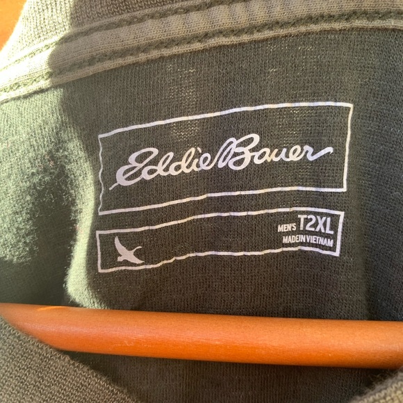 Eddie Bauer sweatshirt military green T2XL - Picture 3 of 16